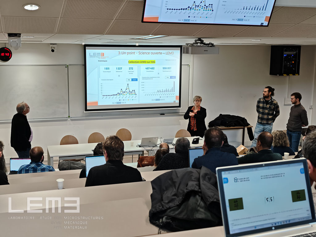 Retour sur l&rsquo;assemblée générale 2026 du LEM3