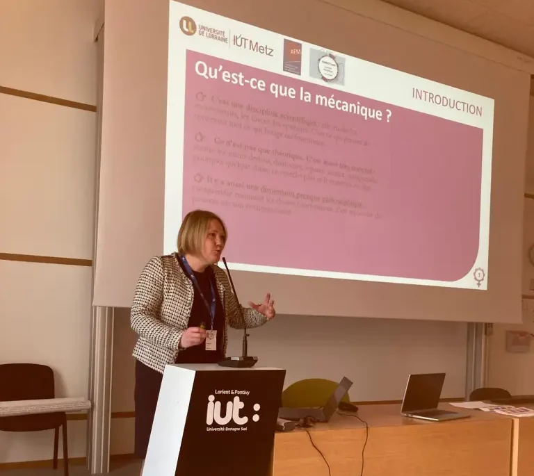 La place des femmes en mécanique : intervention de Roxane Massion au CNR IUT 2026